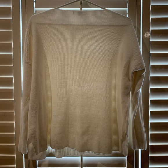 Uniqlo Cotton Cashmere Boxy Boat Neck Sweater - Picture 8 of 10